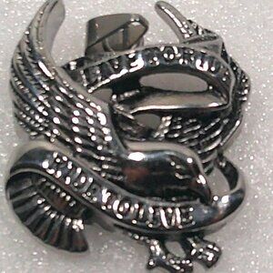 Ride To Live Live To Ride Pendant.  Stainless Steel  New      ( Pendant Only)